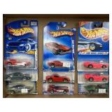9x Hot Wheels: some Die-Cast Metal/Plastic Parts