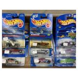 Hot Wheels - 9 Pack - Some Die Cast Metal/Plastic