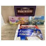 5 Old games  Trolls, Parcheesi/ Scrabble/