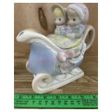 Precious Moments Tea Pot & Creamer