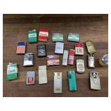 Box of assorted lighters