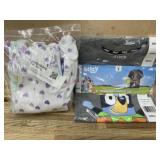 4x Baby Sleepers sz 6mos, Adult Halloween Tee sz