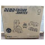 Kids Adjustable Combo Skates - Blue