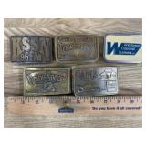 5x Belt Buckles