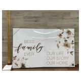 Hanging wall picture - two frames - Best Family