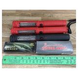 3x Flash Lights, Delta Ranger Knife, Barracuda