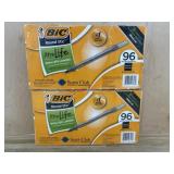 2x 96 pk Bic Pens