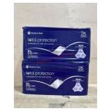 2-25 packs underpads