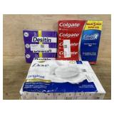 Colgate. Dove. Desitin