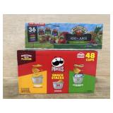 36 pack apple and eve juice boxes and 48 pringles