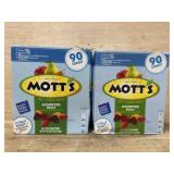 2-90 ct boxes mitts fruit snacks