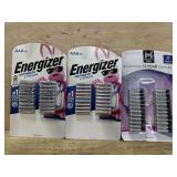 3 packs triple a batteries