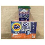 Cascade Dishwasher Pacs 81ct, 104pcs Tide Pods