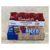 Cream of chicken and diced tomatoes