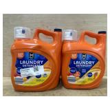 2 jugs laundry detergent