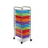 Seville 10 Drawer Organizer Cart