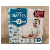 Sz2 196ct Premium Diapers