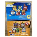 50ct Variety Chips, 42ct utz Variety Snacks
