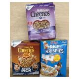 2pks each: Multi-Grain Cheerios, Honey Nut