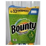 12 rolls bounty paper towels