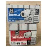 Thermal Rolls Receipt Paper: 48 rolls 2 1/4in x