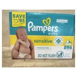 Pampers sensitive wipes