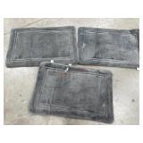 3-24x36 memory foam bath mats