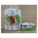 300 cups and 300 spoons