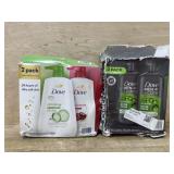 Dove body wash and dove men