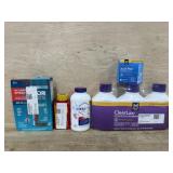 Krill oil. Tylenol. Citracal. Clear lax acid pep