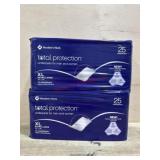 2-25 packs underpads