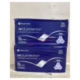 2-25 packs underpads