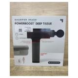 Sharper image deep tissue massage gun appears