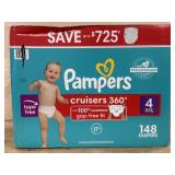 148ct sz4 Pampers Diapers