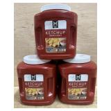 3x 114oz Ketchup