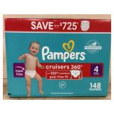 Sz4 148ct Pampers Diapers