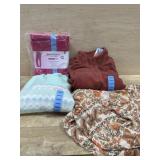 Ladies large sweaters, dress and velour pants