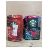 Starbucks holiday blend and caffe Verona ground