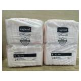 2-24 pack depend silhouette xl