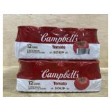 2-12 packs tomato soup