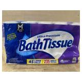 45 rolls premium bath tissue