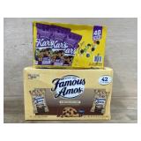 49ok Kars Trail Mix, 42ct Famous Amos Choc Chip