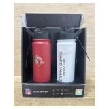 Arizona cardinals water bottle set