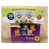 28ct Skinny Popcorn, 50ct Variety Chips