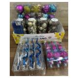 Lot of 8 packs of new Christmas ornaments