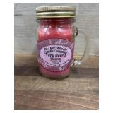 Very Berry jar candle