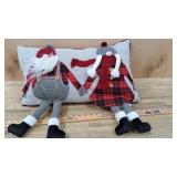 24 inch long Gnome Throw pillow