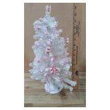 16 inch White table top Christmas tree