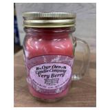 Very berry jar candle