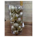 Gold Christmas ornaments